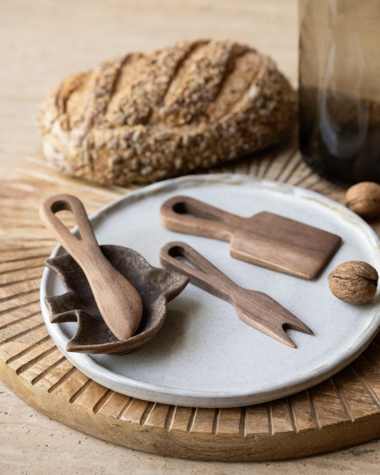 Giftset/3 - Cheese Knives Acacia