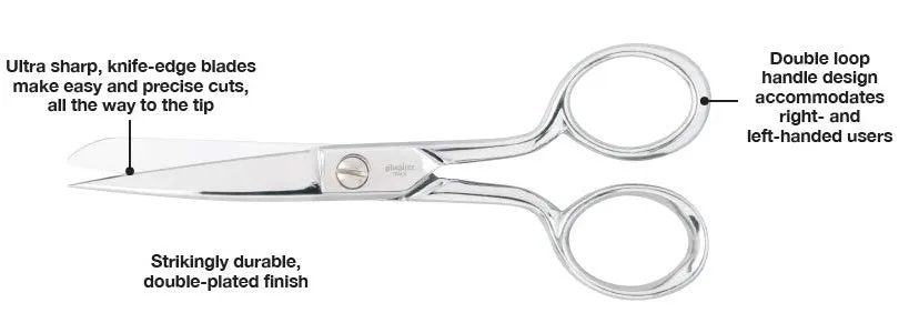 Gingher 5 Inch Knife Edge Sewing Scissors