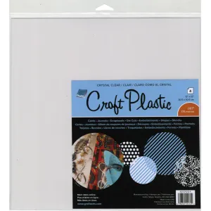 Grafix Craft Plastic Sheets - Clear .007
