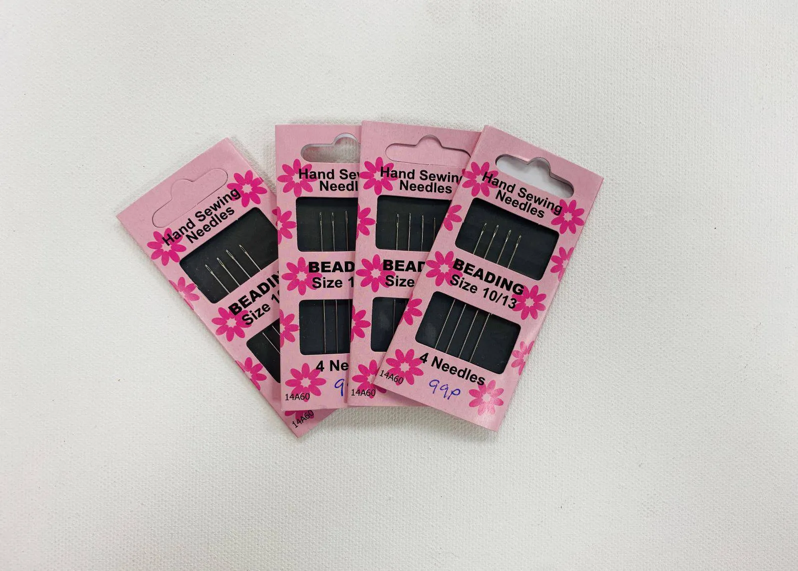 Hand Sewing Needles - Beading Size 10/13 (4 Pcs)