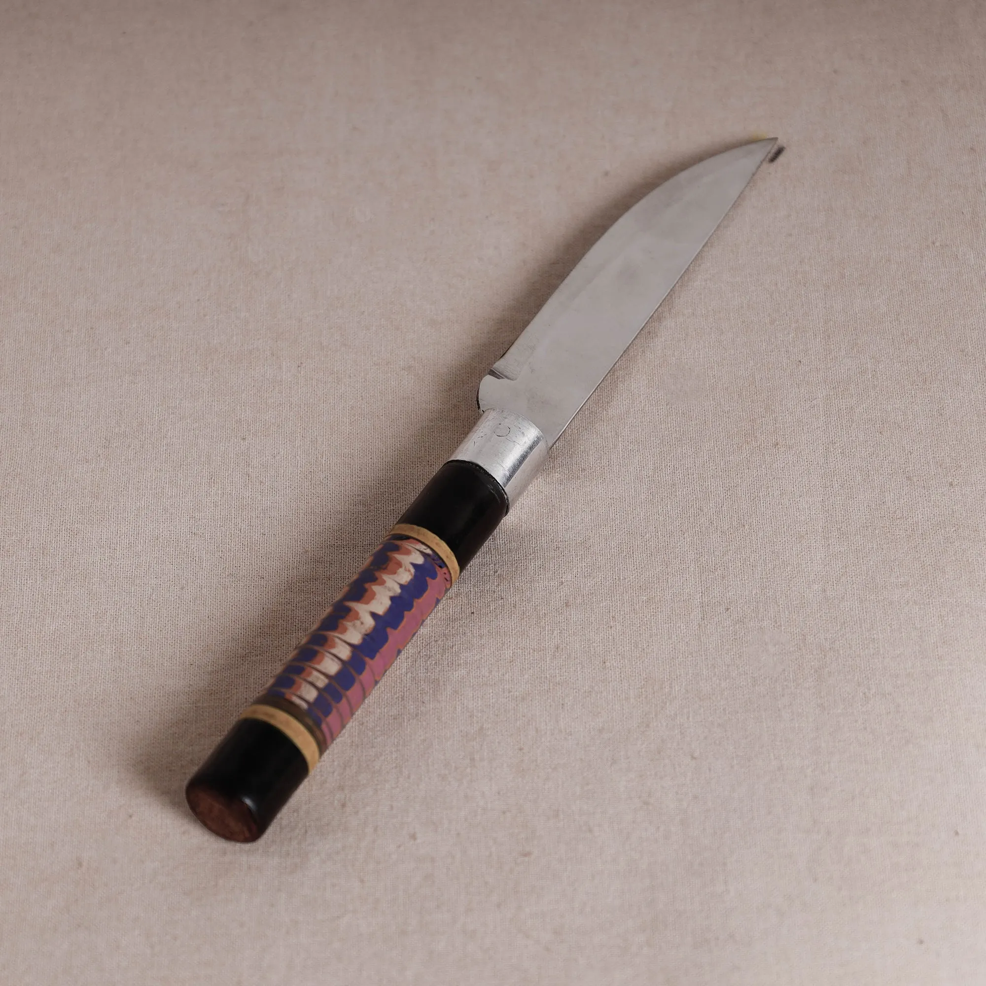 Handmade Lacquered Wooden & Stainless Steel Utility Knife