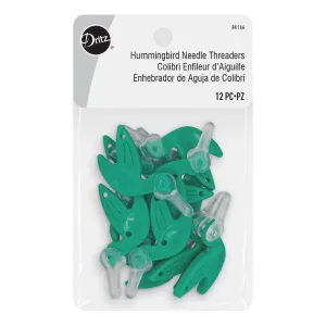 Hummingbird Needle Threaders, Green, 12 pc
