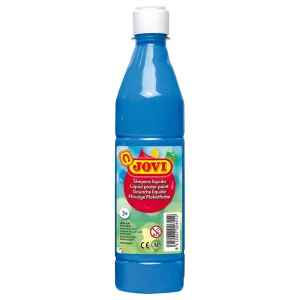 JOVI Liquid Poster Paint Bottle 500ml Cyan Blue