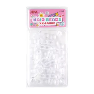 Joy Round Plastic Beads XX-Large Clear