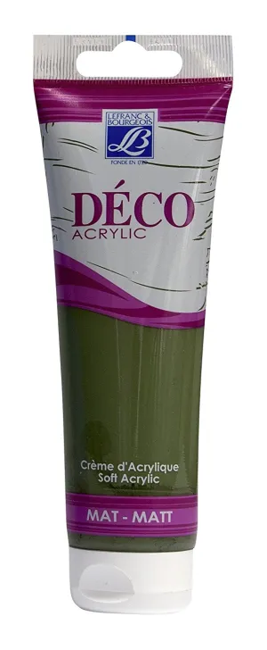 Lefranc & Bourgeois Shades Deco Matt Acrylic Cream OLIVE GREEN