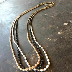 Maasai Single Strand Recycled Paper Bead Necklace