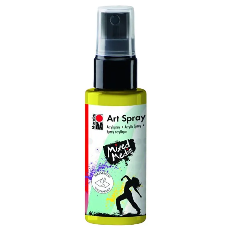 Marabu Art Spray, 020 Lemon, 50 Ml