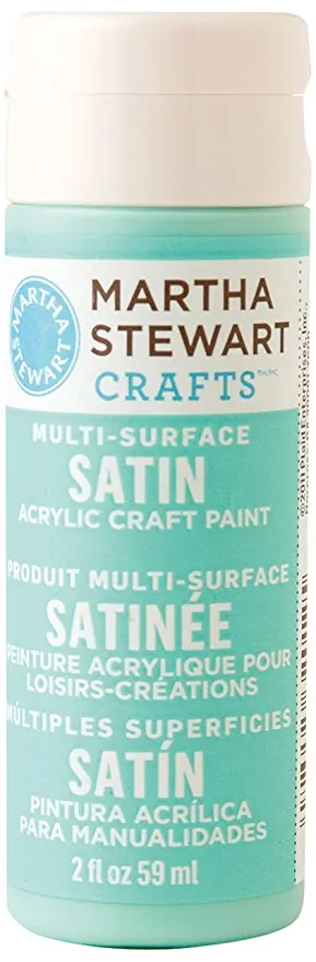 Martha Stewart Multi Surface Paint Satin 2 Oz. Beach Glass