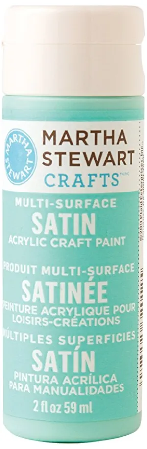 Martha Stewart Multi Surface Paint Satin 2 Oz. Beach Glass