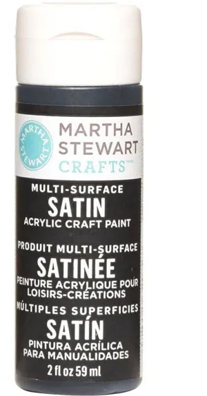 Martha Stewart Multi Surface Paint Satin 2 Oz. Beetle Black