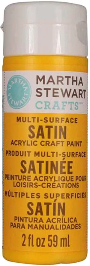 Martha Stewart Multi Surface Paint Satin 2 Oz. Pollen