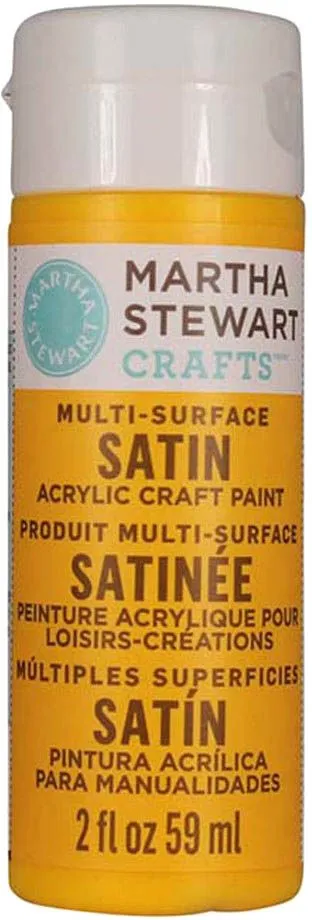 Martha Stewart Multi Surface Paint Satin 2 Oz. Pollen