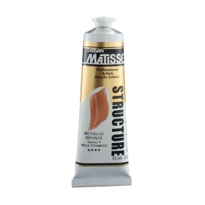 Matisse Structure Paint 75mL - Metallic Bronze