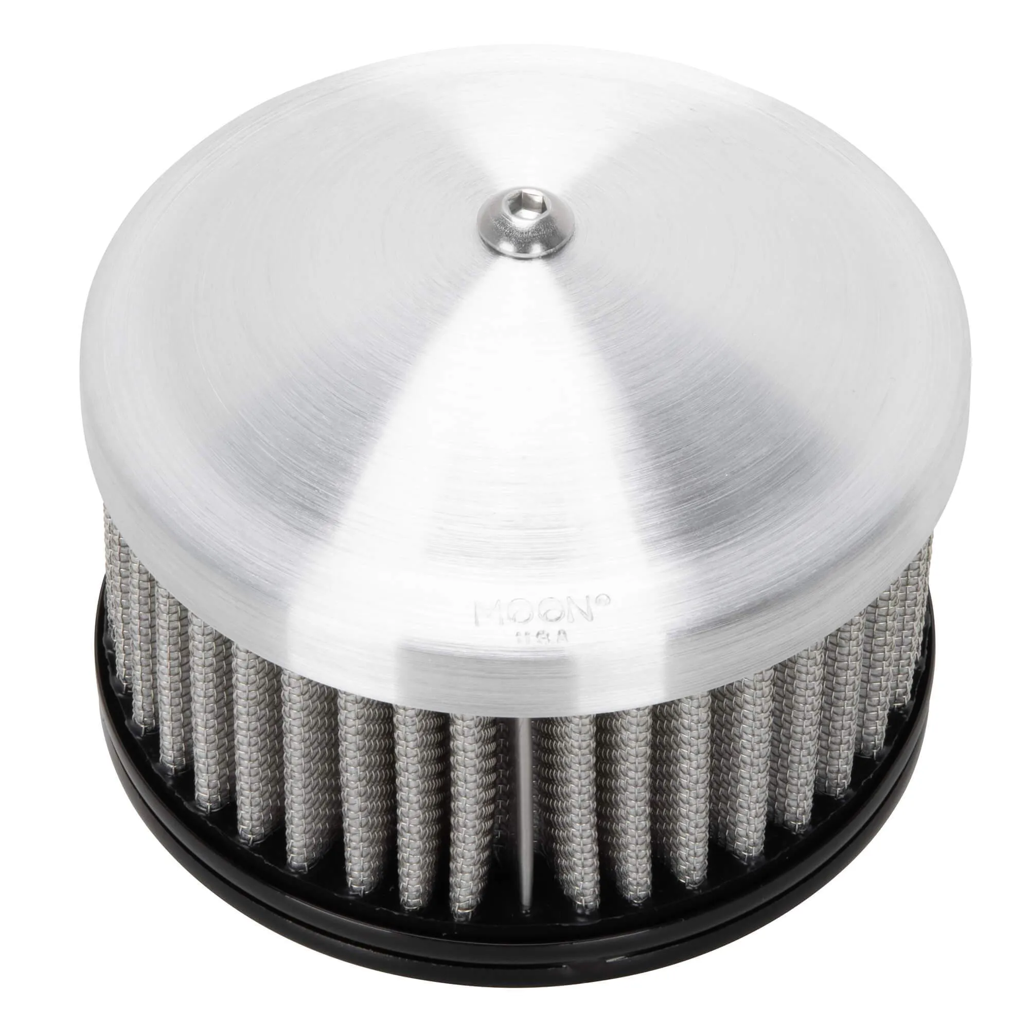 MOON Spun Aluminum Air Cleaner for CV or S&S Super E/G Carburetors
