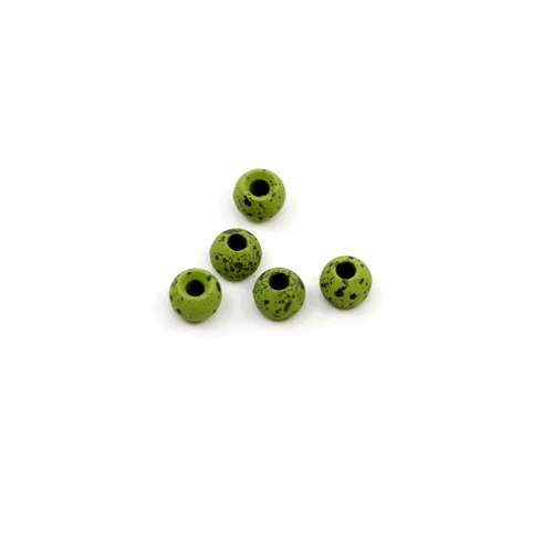 Mottled Tactical Slotted Tungsten Beads