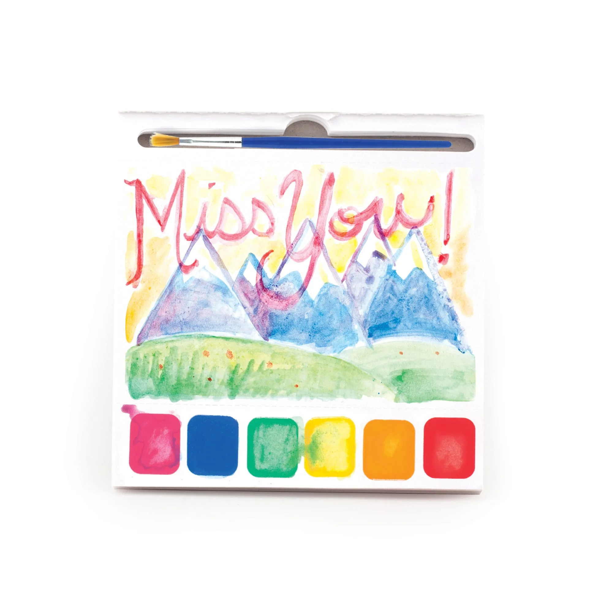 Postcard Paint Book