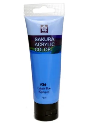 SAKURA ACRYLIC 75ML COBALT BLUE
