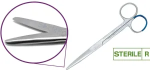 SCISSORS MAYO STERILE OPERATING 14.5CM STRAIGHT SHARP TYPE x 1