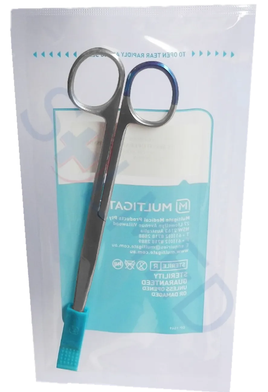 SCISSORS MAYO STERILE OPERATING 14.5CM STRAIGHT SHARP TYPE x 1