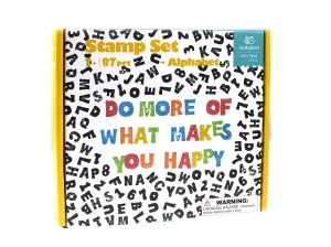 Stamp Set Alphabet 87pc