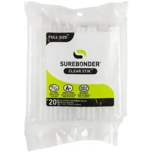 Surebonder Multi-Temp Clear Glue Stik - 20 Full Size Sticks