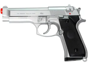 TSD High Quality M92F Pistol Silver Plastic Spring Airsoft Gun