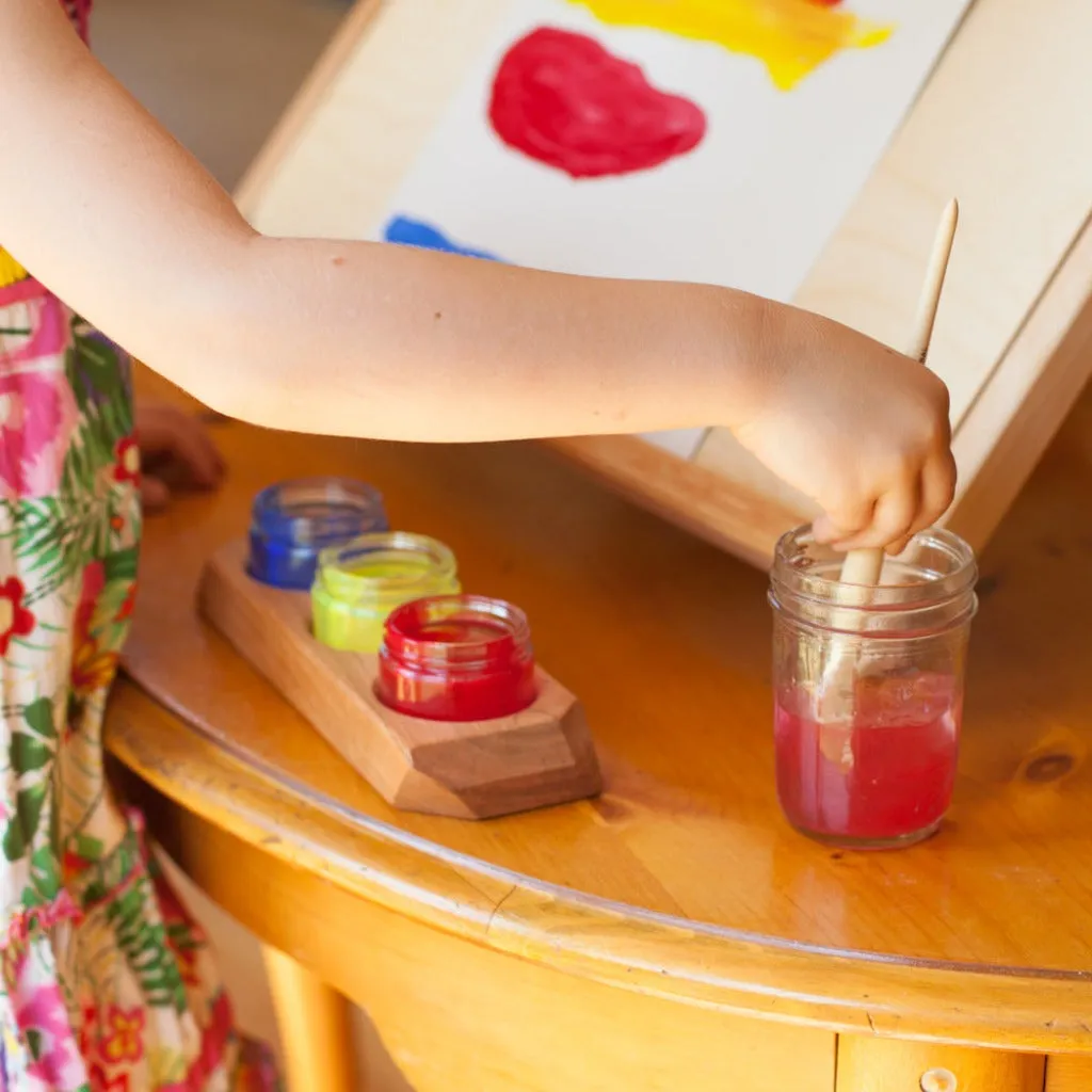 watercolor paint jar
