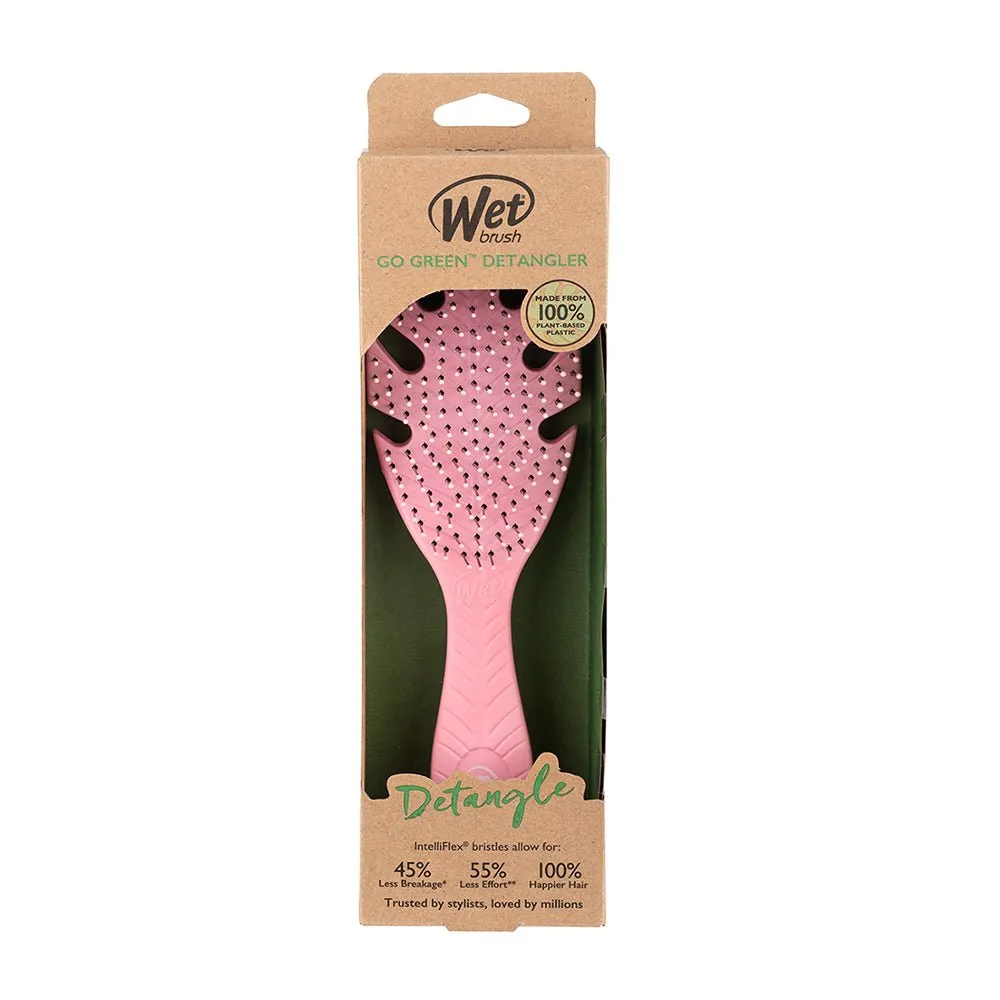Wet Brush Go Green Detangler Brush Pink