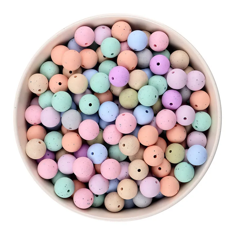Wholesale 100pcs Baby Teethers DIY Silicone Beads