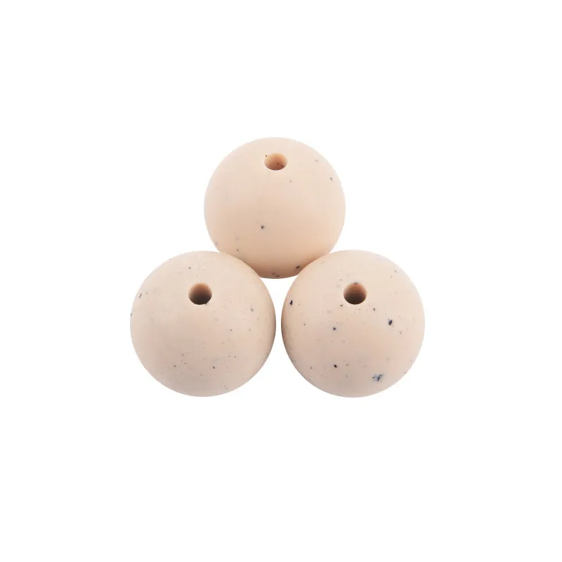 Wholesale 100pcs Baby Teethers DIY Silicone Beads