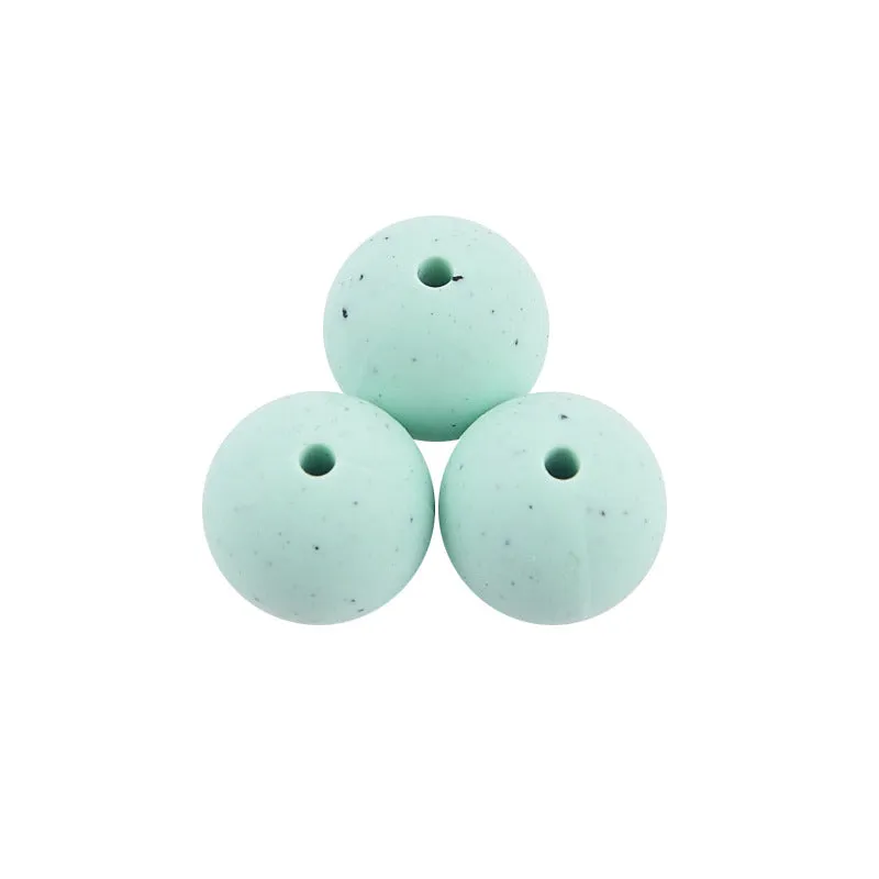Wholesale 100pcs Baby Teethers DIY Silicone Beads