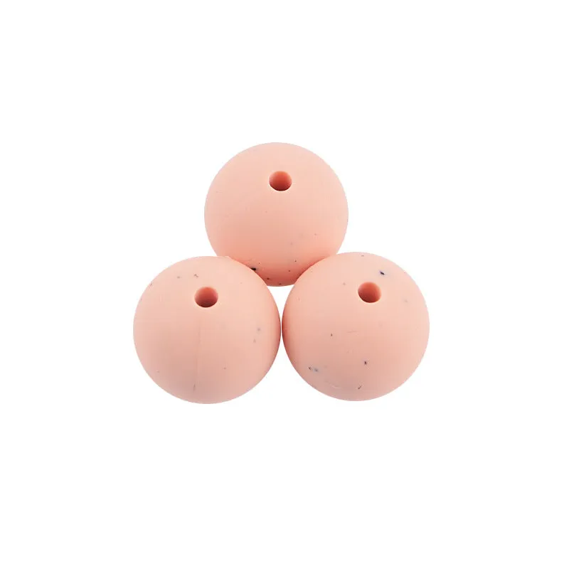 Wholesale 100pcs Baby Teethers DIY Silicone Beads