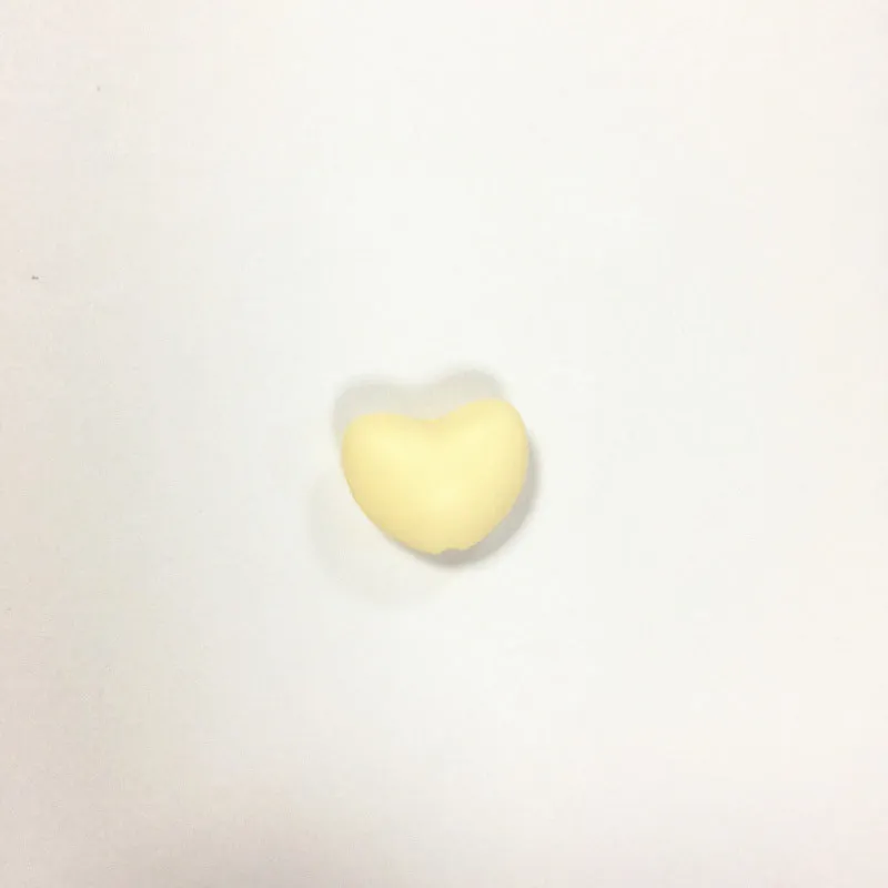 Wholesale 100PCS Love Heart Candy Silicone Beads