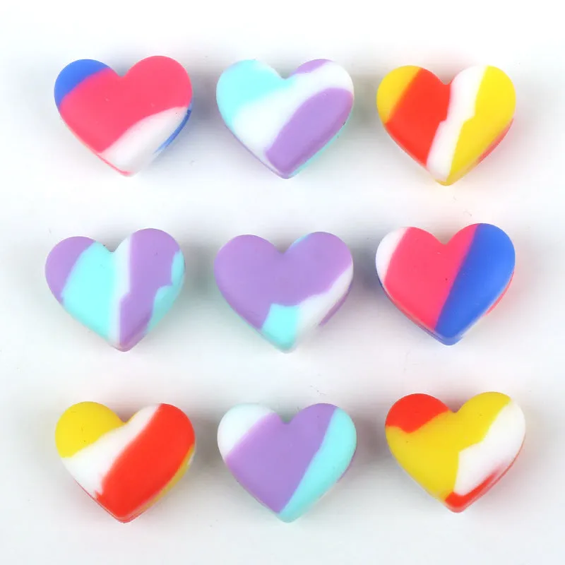 Wholesale 100pcs/pack Children's Jewelry Accessories Loose Beads Food Grade Special-shaped Silicone Beads