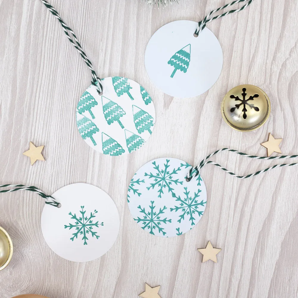Winter Wonderland Christmas Tag Making Kit - 10 Pack - Violet Studio