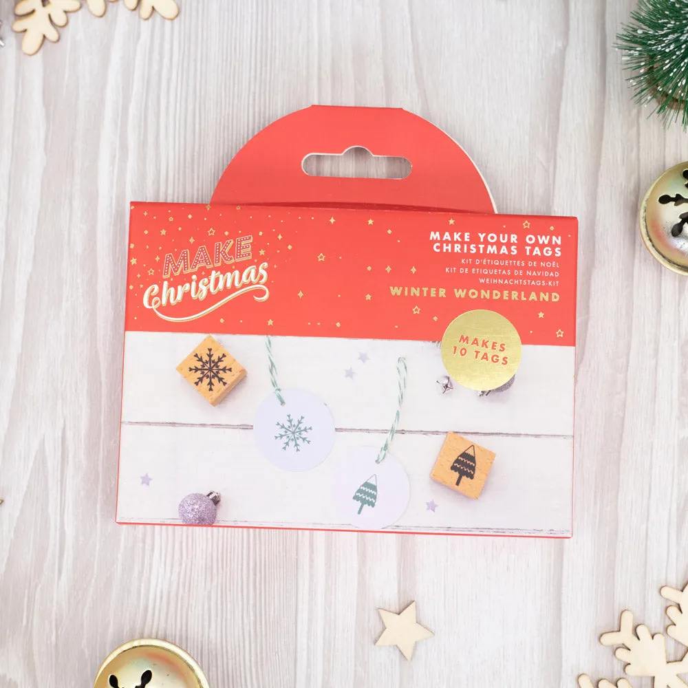 Winter Wonderland Christmas Tag Making Kit - 10 Pack - Violet Studio