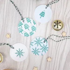 Winter Wonderland Christmas Tag Making Kit - 10 Pack - Violet Studio